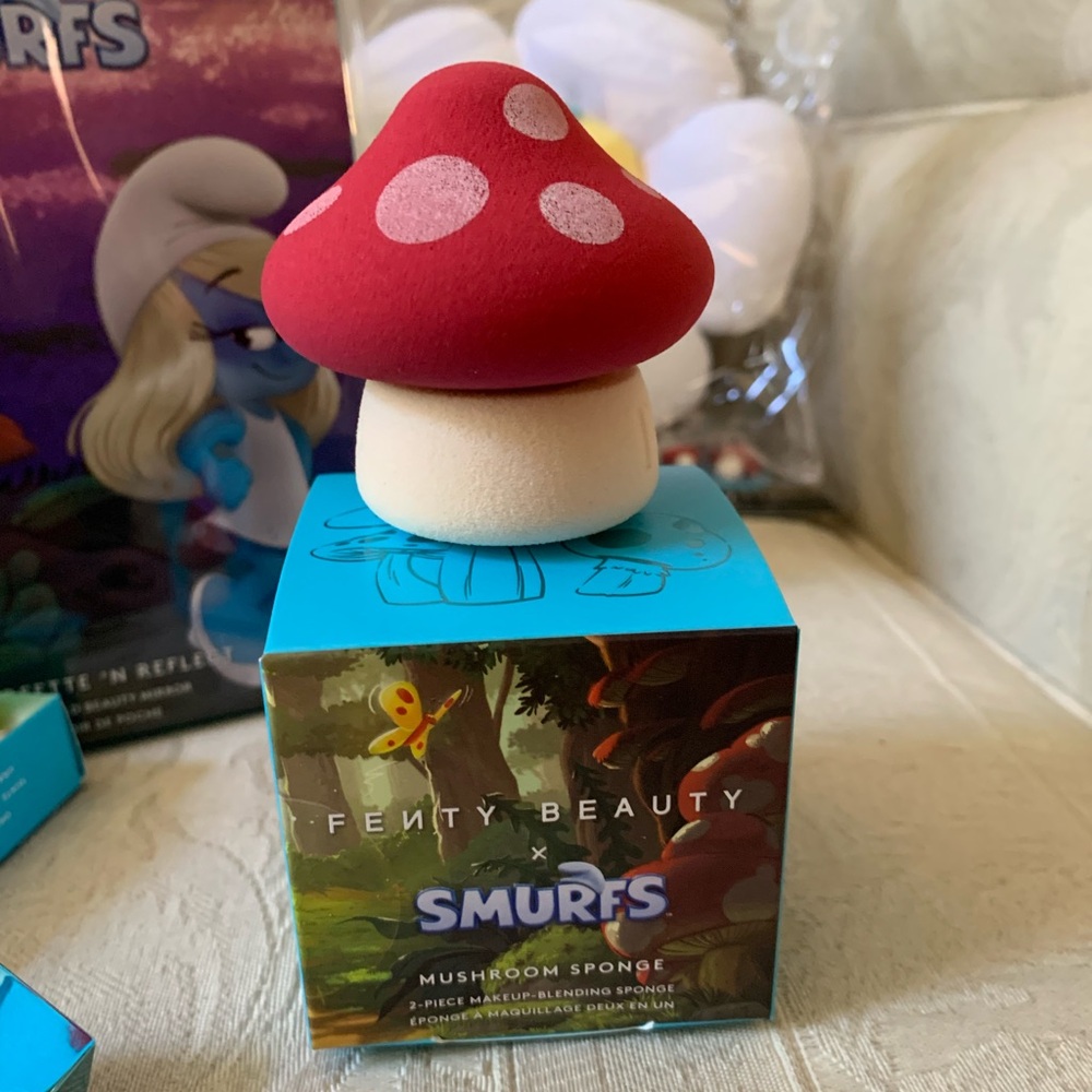 Fenty Beauty x Smurfs PR Set Entire Collection Bundle Set In Mushroom Box BNIB - Picture 14 of 16